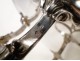 Vinegar cruet-door service crystal and silver Louis XV 19th Odiot