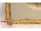 Pair of wooden frames gilded stucco Napoleon III 19th