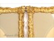 Pair of wooden frames gilded stucco Napoleon III 19th