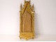HSP icon musician angel trumpet gilt wood frame twisted columns nineteenth