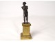 Small statuette bronze sculpture Emperor Napoleon I 19th century