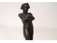 Small statuette bronze sculpture Emperor Napoleon I 19th century