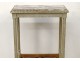 Small Louis XVI living room table lacquered wood marble planter late nineteenth