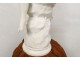 Large Carrara marble sculpture cherub Love butterfly Pugi Italy XIXth