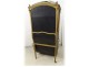 Louis XV sedan chair blackened gilded wood velvet Genoa XVIIIth century