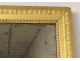 Louis XVI mirror ice gilded wood frame frieze oves mirror 8th century