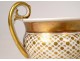 Paris porcelain Empire cup abundance horns swan neck torches nineteenth