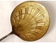 Spoon shovel with strawberries solid silver goldsmith Veuve Compère case 58gr XIXth
