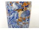 Large porcelain vase Imari Japan landscapes herons pond flowers 127cm nineteenth