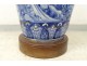 Large porcelain vase Imari Japan landscapes herons pond flowers 127cm nineteenth