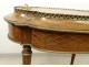 Table planter marquetry musical instruments bronze Napoleon III nineteenth