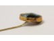 Hairpin gold tie and Limoges enamels Bardonnaud