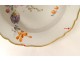 6 hollow Meissen porcelain plates, 18th century taste, 19th century gilding