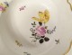 6 hollow Meissen porcelain plates, 18th century taste, 19th century gilding