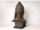 Orientalist bust sculpture P. Loiseau-Rousseau young Berber plaster nineteenth