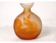 Glass paste gourd vase Emile Gallé flowers bindweed Art Nouveau XIXth