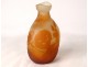 Glass paste gourd vase Emile Gallé flowers bindweed Art Nouveau XIXth