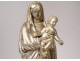 Virgin of Marseille Santibelli terracotta Child Jesus late 19th century