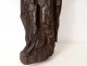 Religious statue Virgin and Child Jesus carved wood XVIIth century