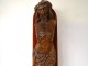 Large Christ crucifix statue in carved wood 82cm early 17th century