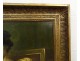 Large HST painting portrait woman Empire G. Meyer golden frame 138x121cm nineteenth