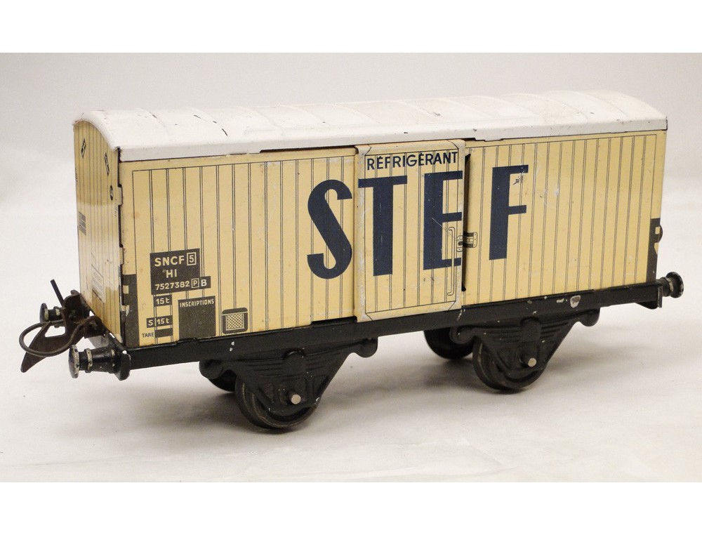 Lot De Trains Miniatures SNCF Vintage - Wagons Marchandises Tôle, Hornby, JEP, Zeuke + Loco