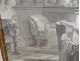 Large grisaille wallpaper Psyche nymphs Joseph Dufour 225x190cm XIXth