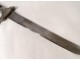 Solid silver ebony hunting dagger musical instruments cut late eighteenth