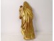 Virgin and Child Jesus carved gilded polychrome statue 18th century