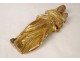 Virgin and Child Jesus carved gilded polychrome statue 18th century