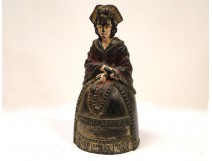 Bell bell bronze table Woman 19th