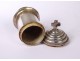 Holy OI oil bulb disabled patients solid silver Minerva 22gr XIXth