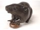 Bronze sculpture Japan Rat with chestnut signed Meiji period XIXth century