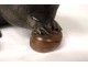 Bronze sculpture Japan Rat with chestnut signed Meiji period XIXth century