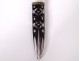 Car spike flower girl soliflore cut crystal nineteenth bronze