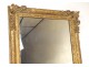 Mirror Louis XIV Régence carved gilded wood flowers shell ice eighteenth