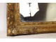 Mirror Louis XIV Régence carved gilded wood flowers shell ice eighteenth