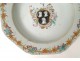 Octagonal porcelain dish East India Company coat of arms Hall XVIII