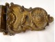 Door lock Louis XV gilded bronze rockery castle shell nineteenth century