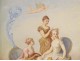 HST table Henri-Pierre Picou young elegant women Loves cherub nineteenth