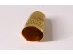Thimble in solid gold 18 carats eagle head 5.94gr XIXth century