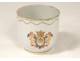 Porcelain cup Compagnie des indes coat of arms coat of arms eighteenth crown