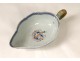 Porcelain gravy boat Compagnie des Indes coat of arms coat of arms eighteenth century