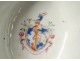 Porcelain gravy boat Compagnie des Indes coat of arms coat of arms eighteenth century