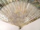 Fan gouache landscapes characters women queen mother-of-pearl 18th century Directory