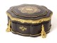 Wood marquetry jewelry box Boulle Vervelle Paris Napoleon III nineteenth