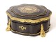 Wood marquetry jewelry box Boulle Vervelle Paris Napoleon III nineteenth