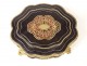 Wood marquetry jewelry box Boulle Vervelle Paris Napoleon III nineteenth