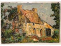 HST Georges Cottage Farm Painting Landscape 20th Ballerat
