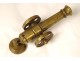 Small bronze defense alarm cannon scaring alarm late 19th century